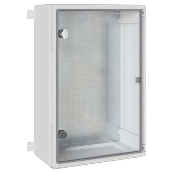 vidaXL Kontrollskap Grå 47 x 20 x 50 cm ABS-plast