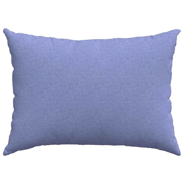 vidaXL Soffkuddar 2 st Blå 70 x 50 cm tyg