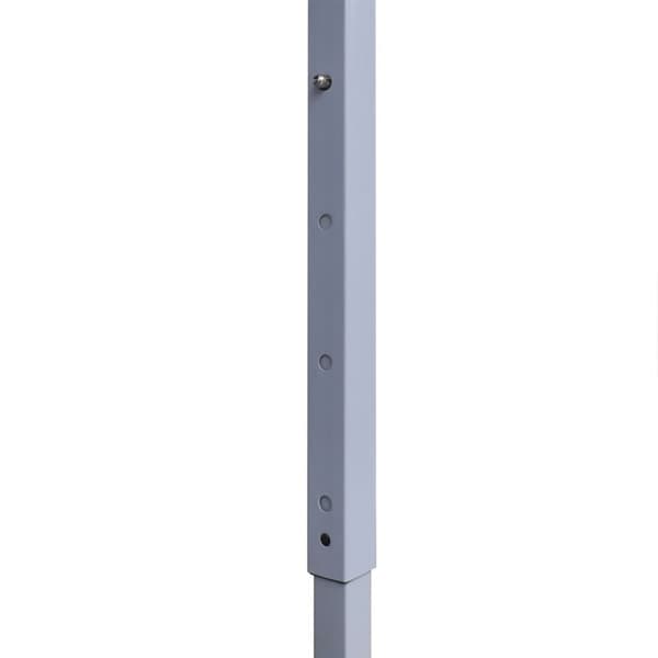 vidaXL Markis Vit 3 x 2,5 m Metall