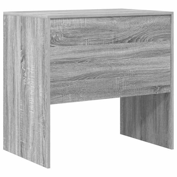 vidaXL Skrivebord Grå Sonoma 80 x 50 x 76 cm
