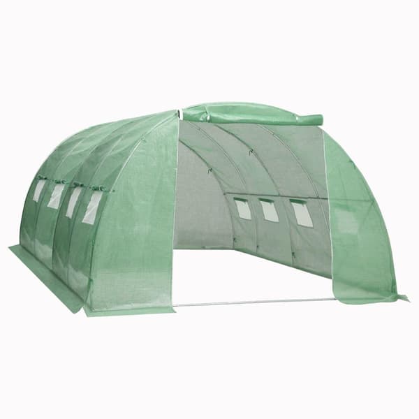 vidaXL Växthus 16 m² 4x4x2 m
