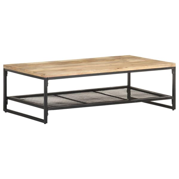 vidaXL Sofabord 110x60x35 cm heltre mango change2