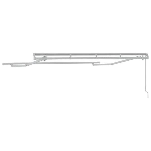 vidaXL Markisram Vit 3 x 2 m Metall