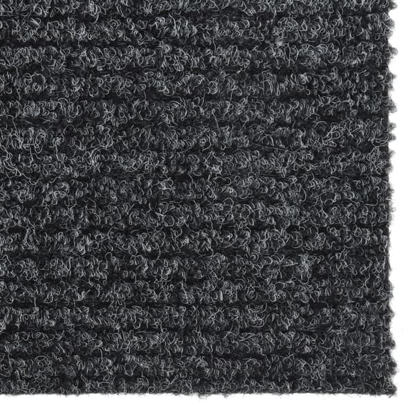 vidaXL Smussfangende teppeløper 100x300 cm antrasitt