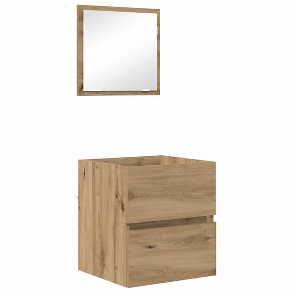 vidaXL Baderomsskap Artisan Eik 41 x 38,5 x 45 cm Konstruert tre