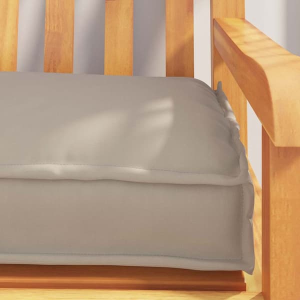 vidaXL Pallkuddeset 2 st Gråbrun 180 x 40 x 8 cm 100% Polyester