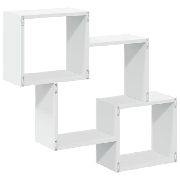 vidaXL Väggskåp 78x18x71 cm vit konstruerat trä
