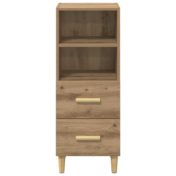 vidaXL Serviesskap artisan eik 34 x 34,5 x 90 cm Konstruert tre