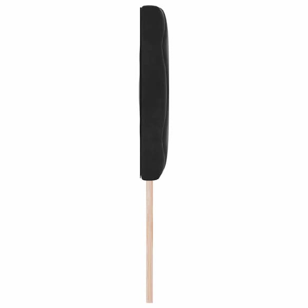vidaXL LED huvuddyna Svart 144 cm Sammet