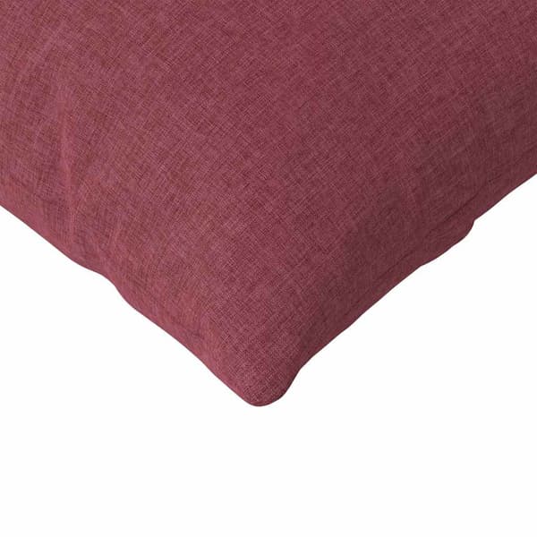 vidaXL Soffkuddar 2 st Vinröd 200 x 40 cm tyg