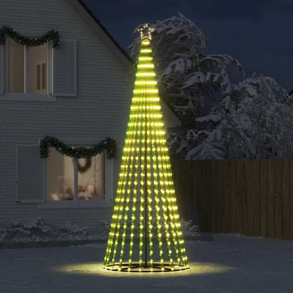vidaXL LED julgran 1028 LED varmvit 403 cm