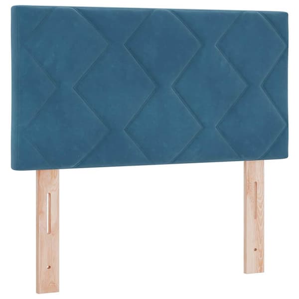 vidaXL Huvudgavel Mörkblå 80 cm Sammet