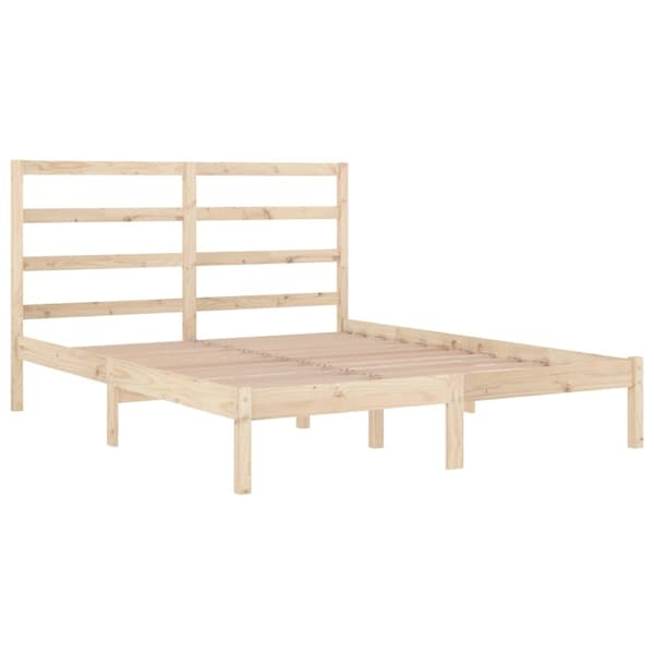 vidaXL Sengeramme heltre 135x190 cm Double