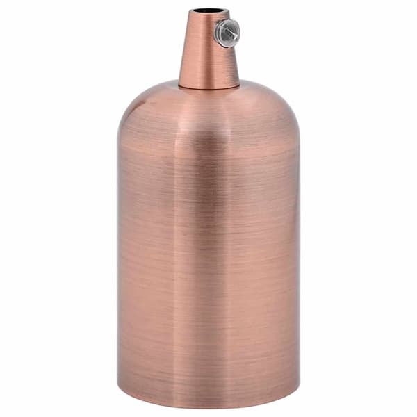 vidaXL Lampeholdere 2 stk rød bronse E27