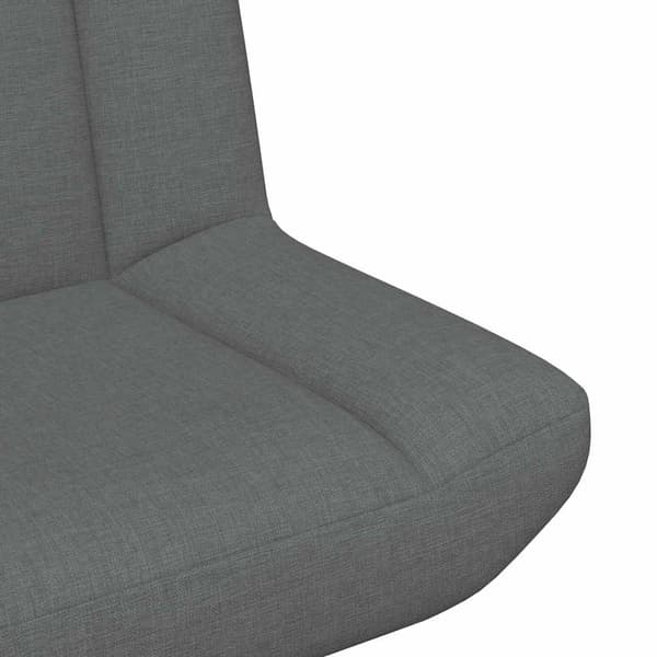 vidaXL Skrivstol Mörkgrå 63 x 75 x 76 cm tyg