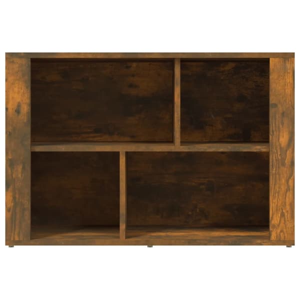 vidaXL Skjenk røkt eik 80x30x54 cm konstruert tre
