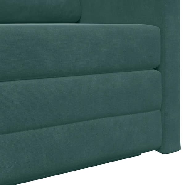 vidaXL Soffsäng 110cm Mörkgrön Sammet
