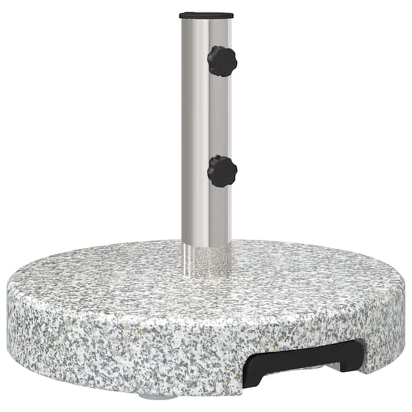 vidaXL Parasollfot Grå Ø 45 x 37.5 cm Granitt