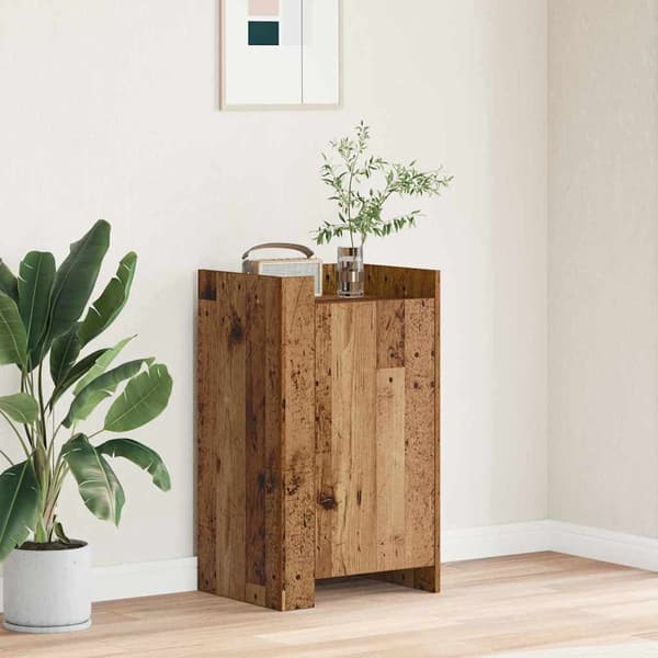 vidaXL Sideboard Gammalt trä 45 x 35 x 75 cm