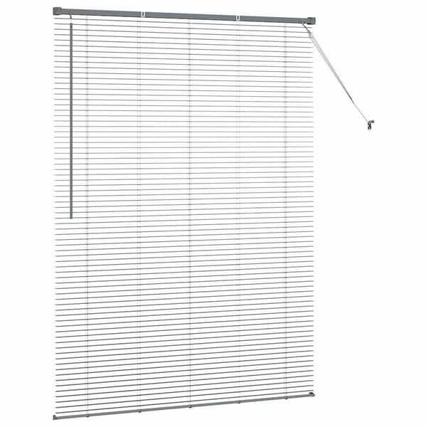 vidaXL Persienner Mörkgrå 175 x 130 cm Aluminium