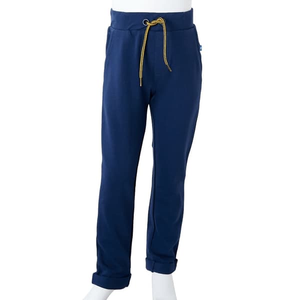 vidaXL Byxor med snöre för barn marinblå 104
