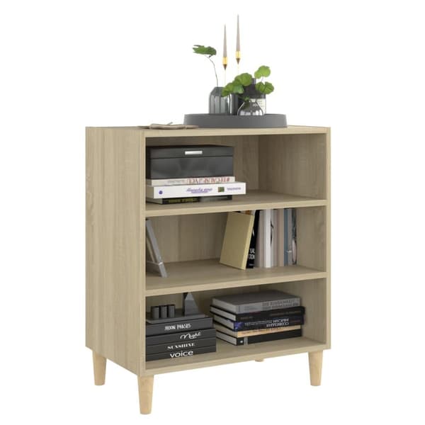 vidaXL Skjenk sonoma eik 57x35x70 cm sponplate