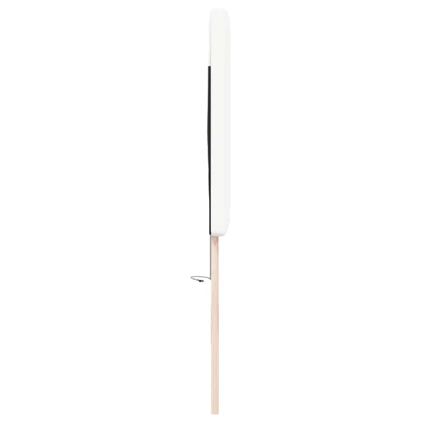vidaXL LED huvuddyna Vit 200 cm Konstläder