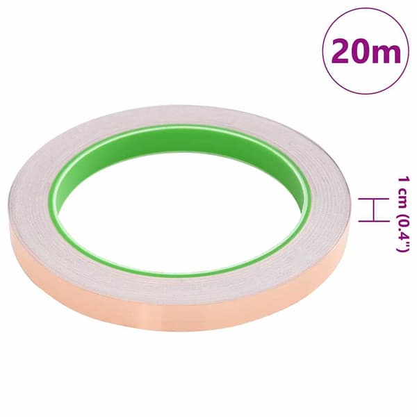 vidaXL Koppartejp Koppar 2000 x 1 cm Koppar