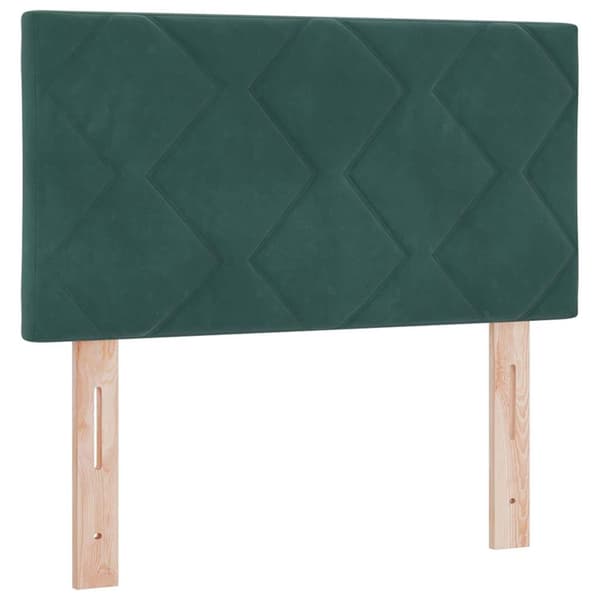 vidaXL Huvudgavel Mörkgrön 80 cm Sammet