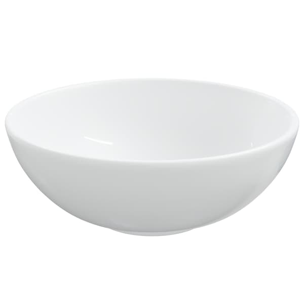 vidaXL Servant hvit 28x28x10 cm keramikk