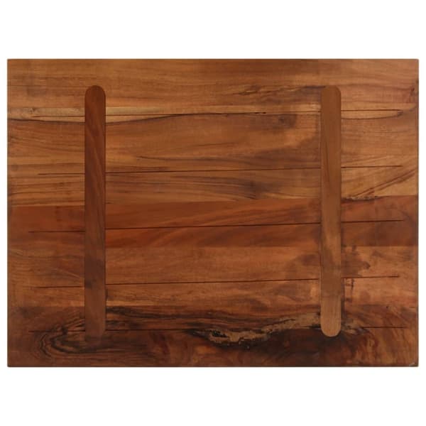 vidaXL Bordplate 80x70x2,5 cm rektangulær gjenvunnet heltre