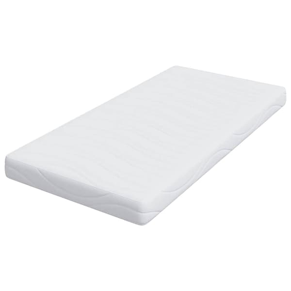 vidaXL Madrass Vit 90 x 200 cm Jacquardtyg