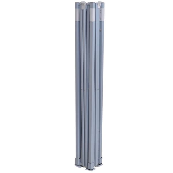 vidaXL Markis Vit 3 x 2,5 m Metall