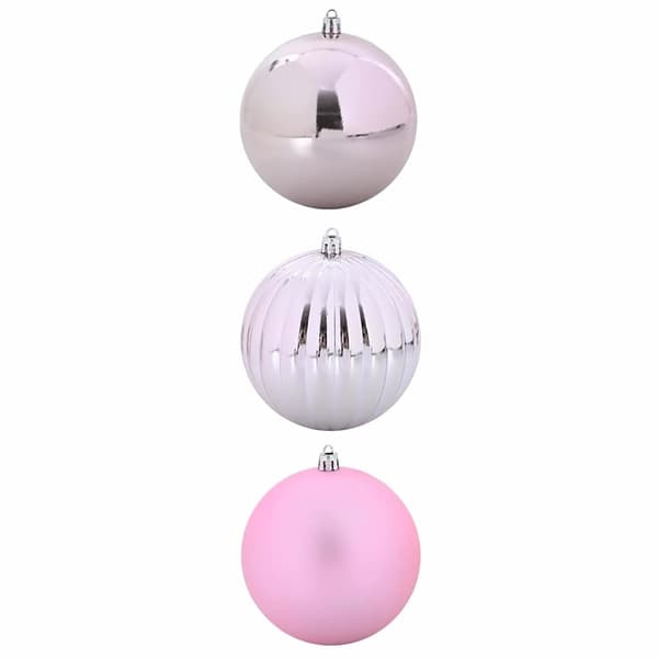 vidaXL Julekule Sett XXL 3 pcs Rosa Plast