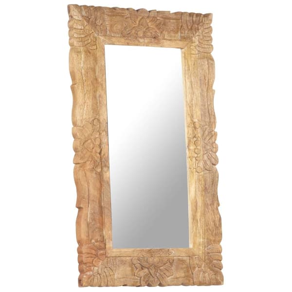 vidaXL Speil 80x50 cm heltre mango