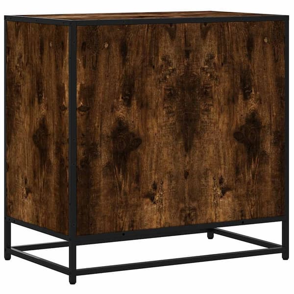 vidaXL Kommode røkt eik 70x41x70 cm konstruert tre