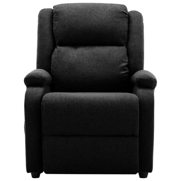 vidaXL Massagefåtölj svart tyg