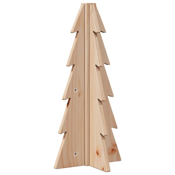 vidaXL Julgran i trä 49 cm massiv furu