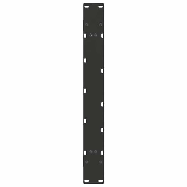 vidaXL Soffbordsben A-formade 2 st svart 100x(72-73) cm stål