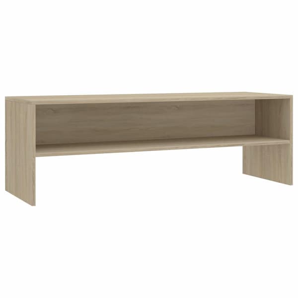 vidaXL TV-benk sonoma eik 120x40x40 cm sponplate