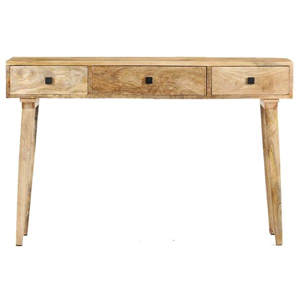 vidaXL Konsollbord 115x35x76 cm heltre mango