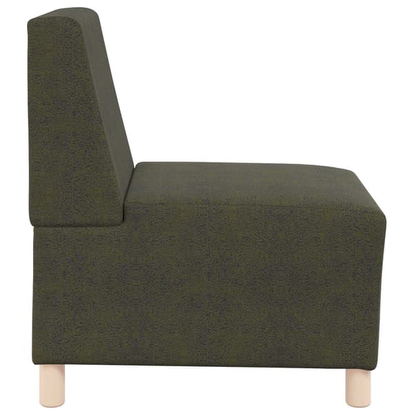 vidaXL Modulsoffa Enhet Armlös Armégrön 55 x 74 x 82 cm