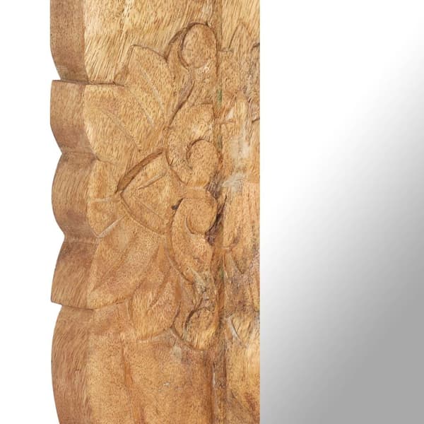 vidaXL Speil 80x50 cm heltre mango