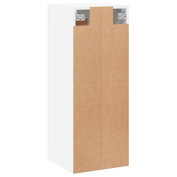 vidaXL Väggskåp vit 34,5x34x90 cm konstruerat trä