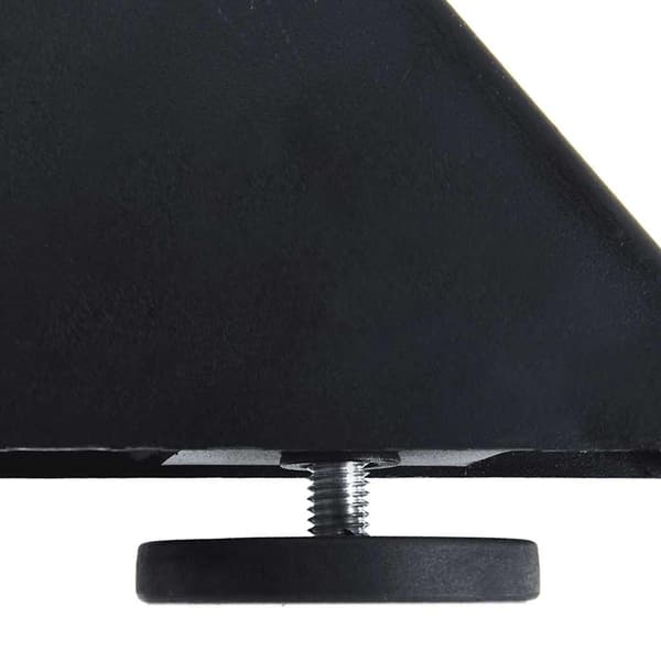 vidaXL Matbordsben spindelform antracit 85x85x(72-73) cm stål