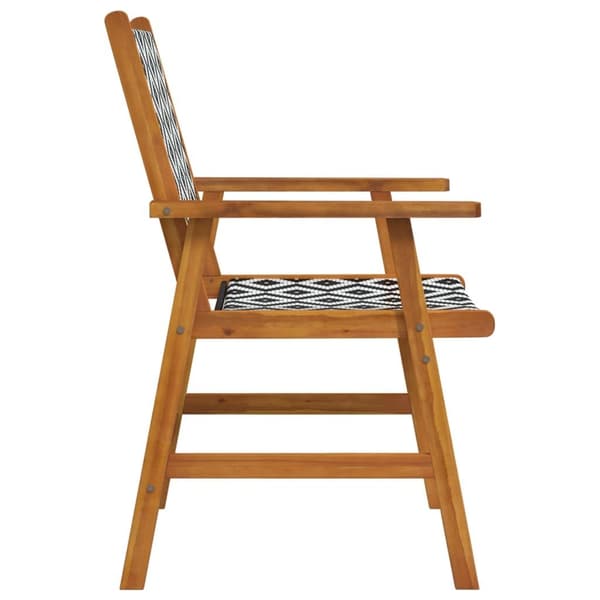 vidaXL Hagestoler 4 stk heltre akasie