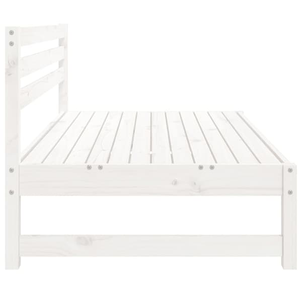 vidaXL Mittensoffa vit 120x80 cm massiv furu
