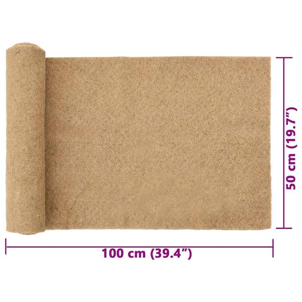 vidaXL jutematte for gnagere 0,5x1 m 5 mm