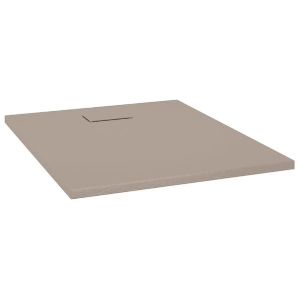 vidaXL Duschkar SMC brun 100x80 cm