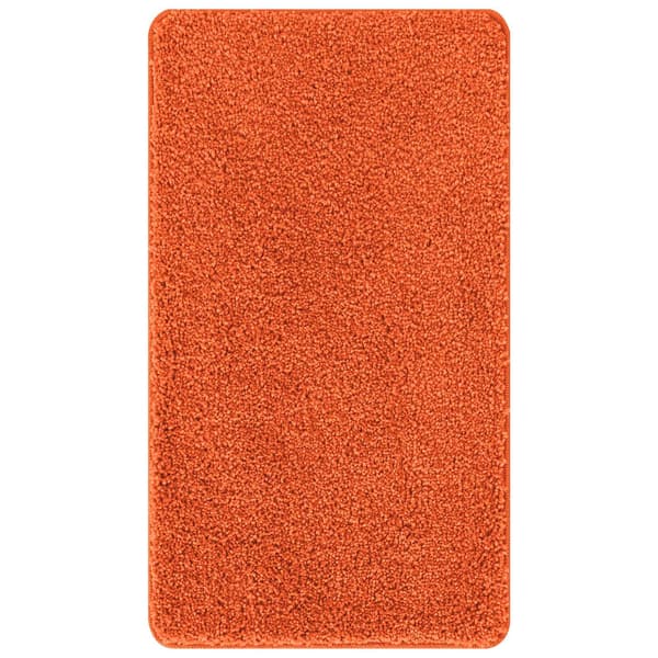 vidaXL Badematte Oransje 70 x 120 cm Polypropen